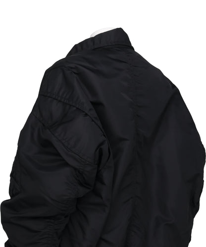 LAYERED BOMBER JACKET