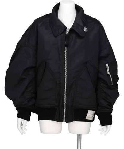 LAYERED BOMBER JACKET