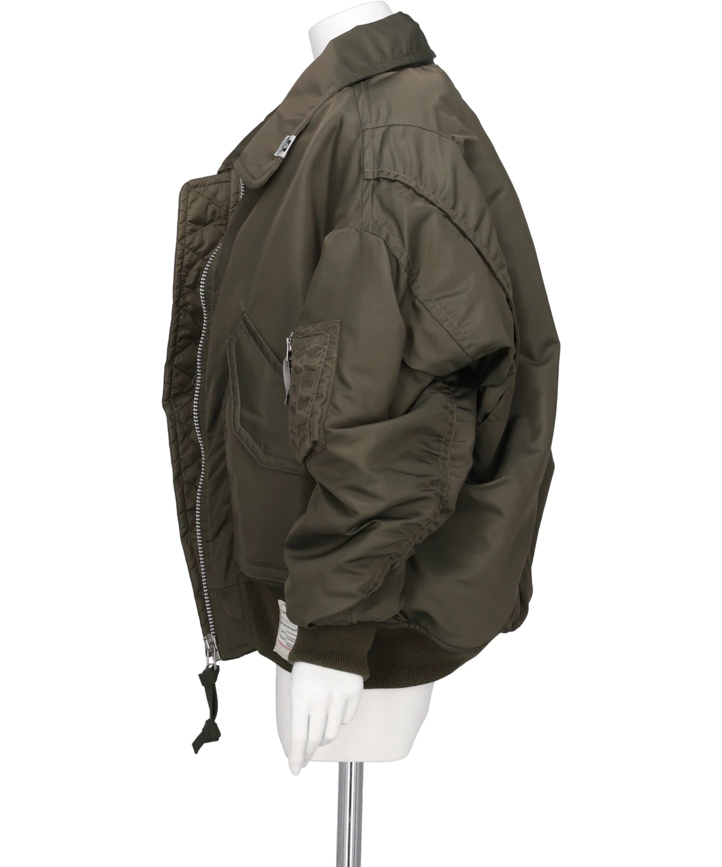 LAYERED BOMBER JACKET