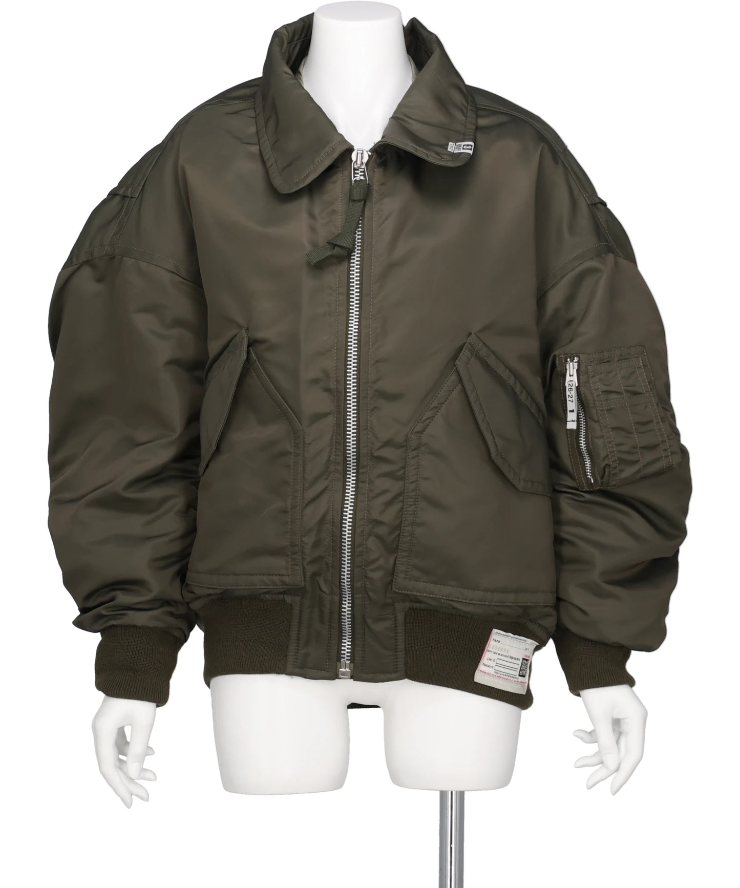 LAYERED BOMBER JACKET