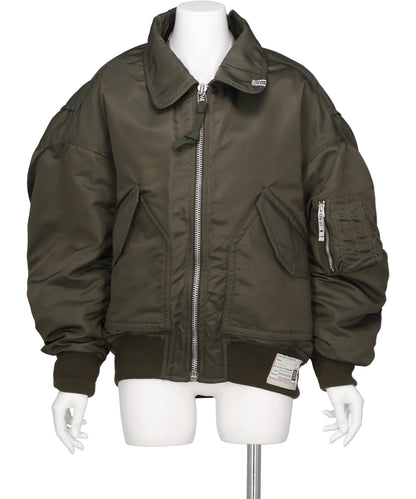 LAYERED BOMBER JACKET