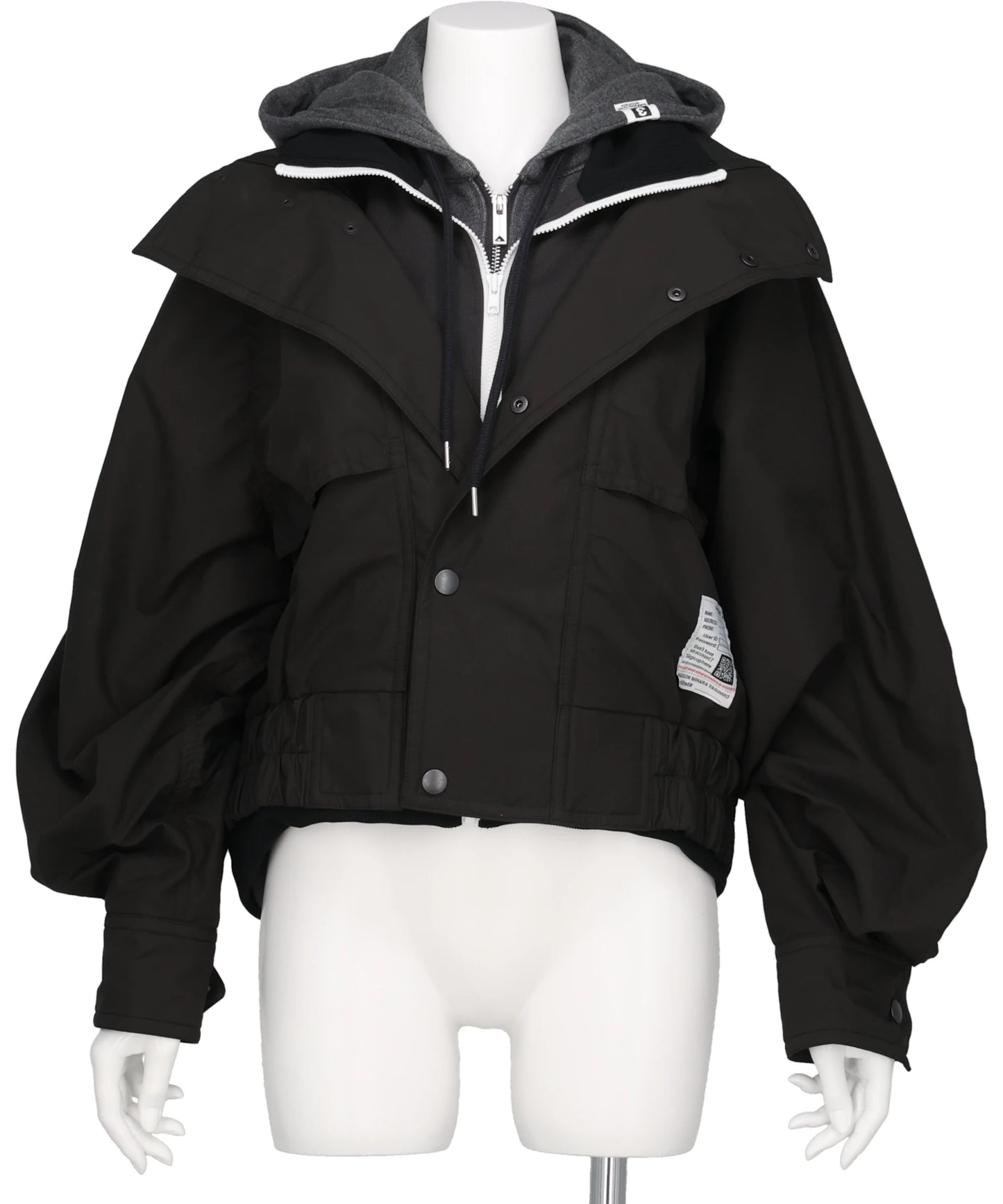 Maison MIHARA YASUHIRO(メゾンミハラヤスヒロ) 2026AW THREE LAYERED BOMBER JACKET　K17BL331