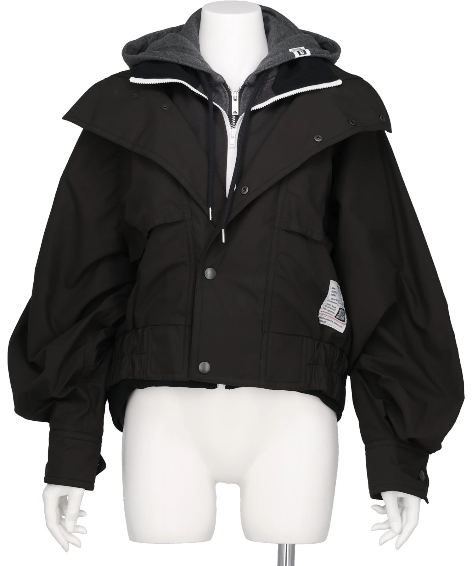 Maison MIHARA YASUHIRO(メゾンミハラヤスヒロ) 2026AW THREE LAYERED BOMBER JACKET　K17BL331