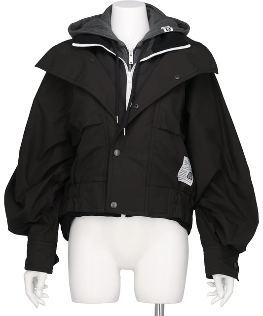 Maison MIHARA YASUHIRO(メゾンミハラヤスヒロ) 2026AW THREE LAYERED BOMBER JACKET　K17BL331