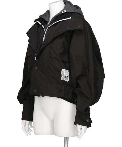 THREE LAYERED BOMBER JACKET