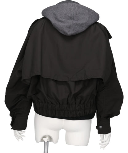 THREE LAYERED BOMBER JACKET