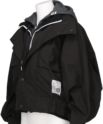 THREE LAYERED BOMBER JACKET