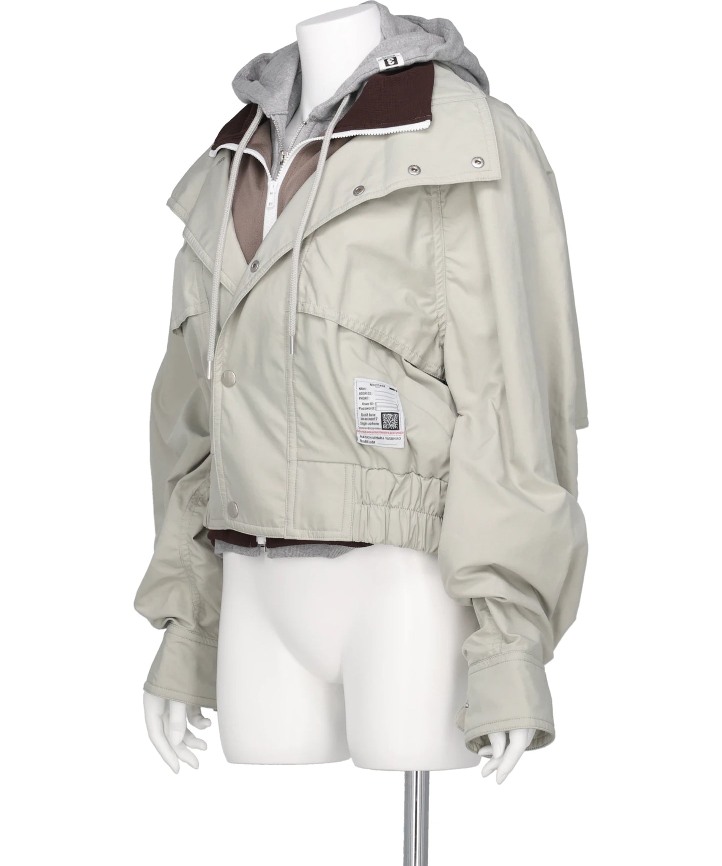 THREE LAYERED BOMBER JACKET