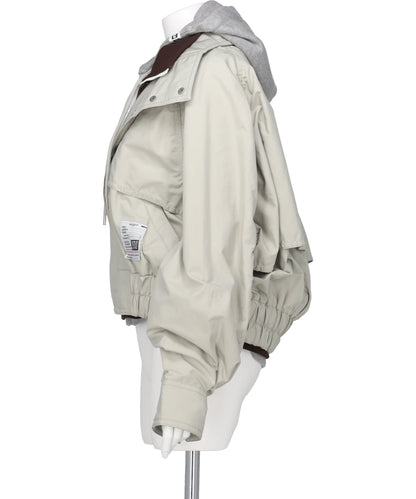 THREE LAYERED BOMBER JACKET