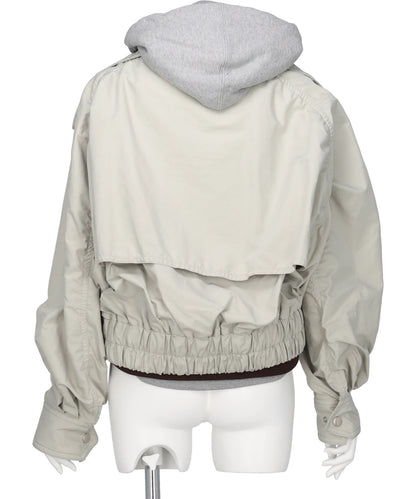 THREE LAYERED BOMBER JACKET