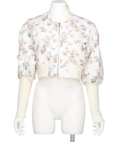 naokitomizuka(ナオキトミズカ) 2026AW VINTAGE FLORAL MA-1 GRNTJ013