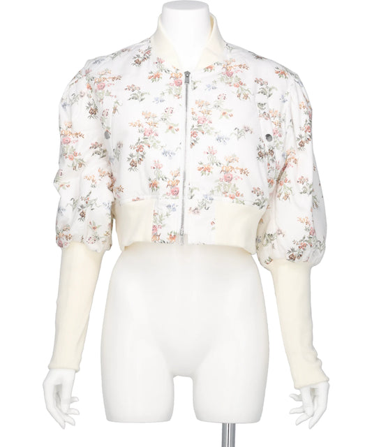 naokitomizuka(ナオキトミズカ) 2026AW VINTAGE FLORAL MA-1 GRNTJ013