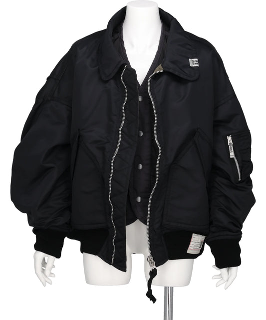 Maison MIHARA YASUHIRO(メゾンミハラヤスヒロ) 2026AW LAYERED BOMBER JACKET B17BL061