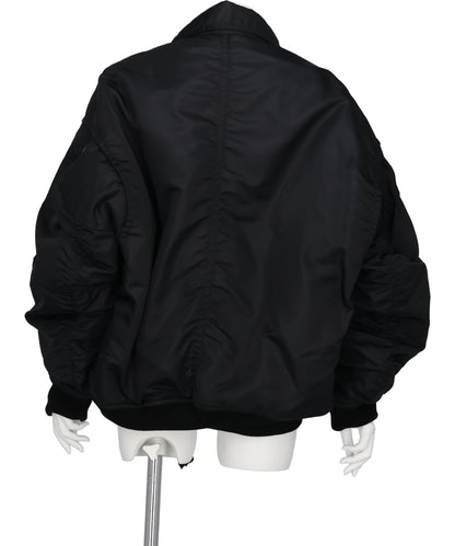 LAYERED BOMBER JACKET