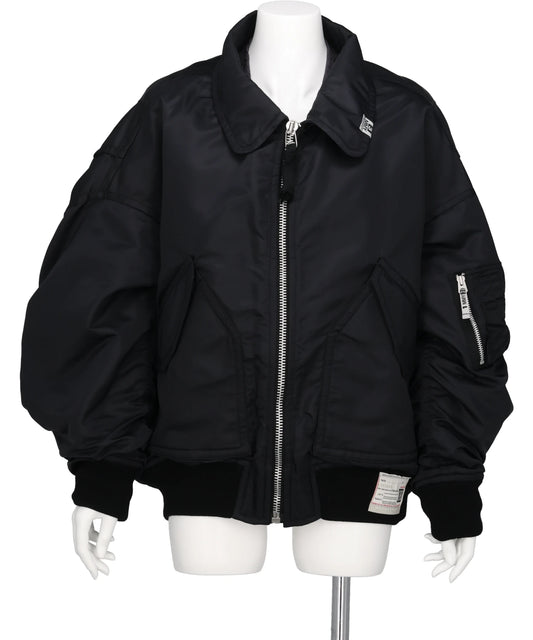 LAYERED BOMBER JACKET