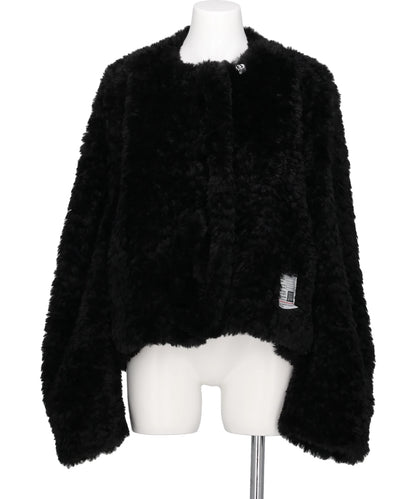Maison MIHARA YASUHIRO(メゾンミハラヤスヒロ) 2026AW ROLL-UP HEM FAUX FUR BLOUSON K17BL301