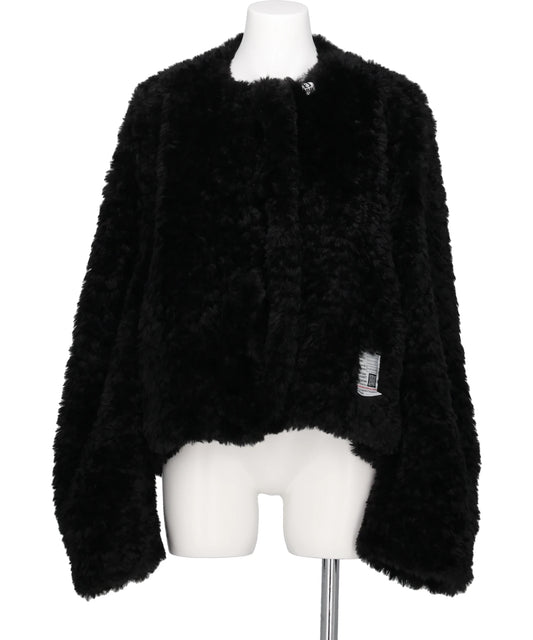 Maison MIHARA YASUHIRO(メゾンミハラヤスヒロ) 2026AW ROLL-UP HEM FAUX FUR BLOUSON K17BL301