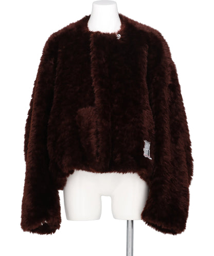 Maison MIHARA YASUHIRO(メゾンミハラヤスヒロ) 2026AW ROLL-UP HEM FAUX FUR BLOUSON　K17BL301