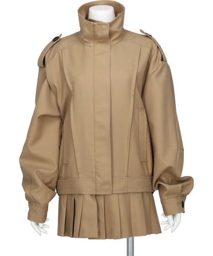POOLDE(プールデ) 2026AW KILT-HEM ZIP BLOUSON PLD-26AW-BL01