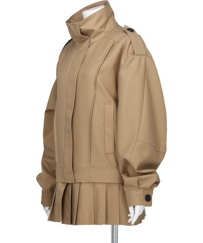 KILT-HEM ZIP BLOUSON