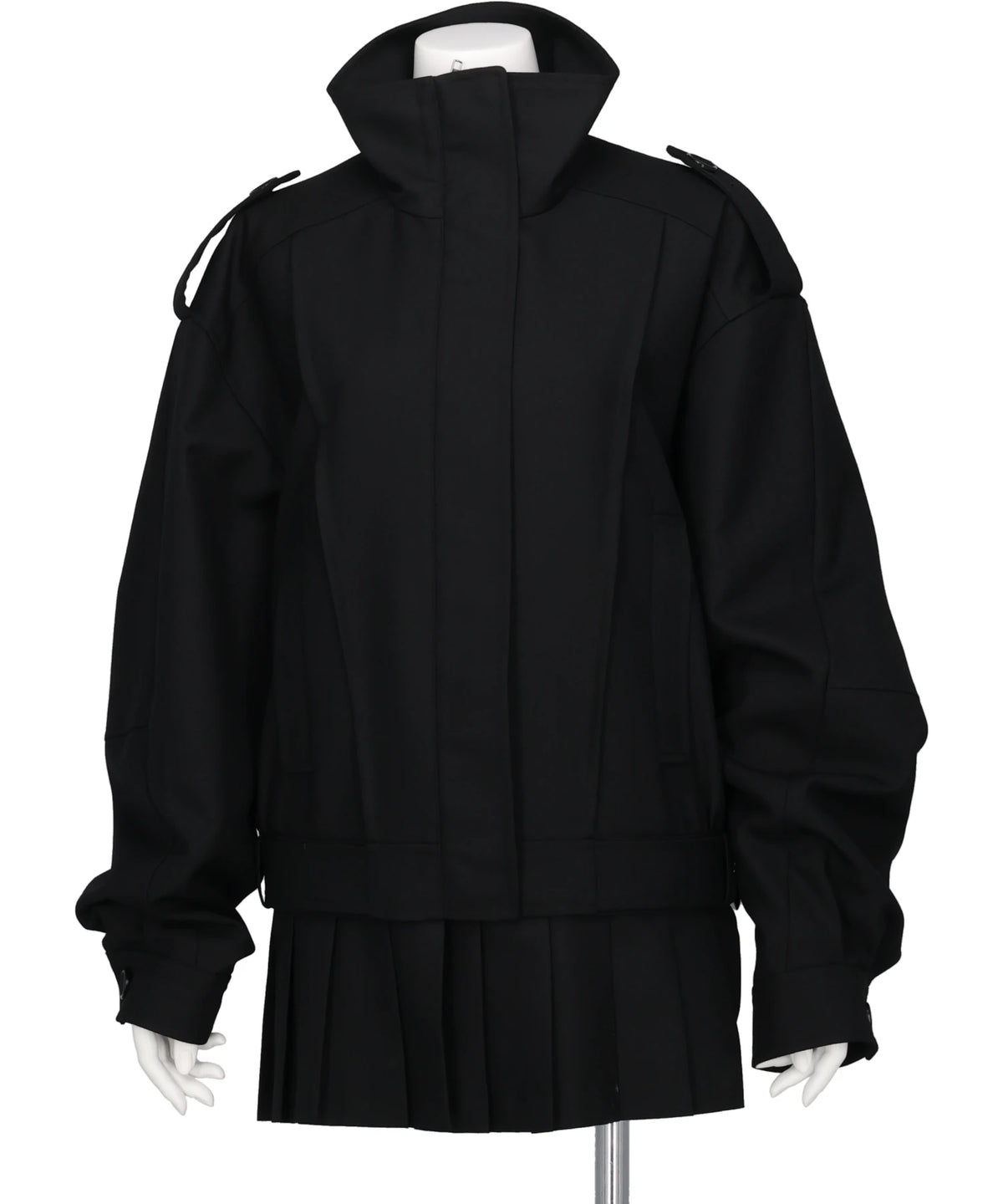 KILT-HEM ZIP BLOUSON