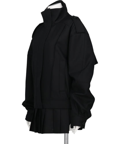 KILT-HEM ZIP BLOUSON