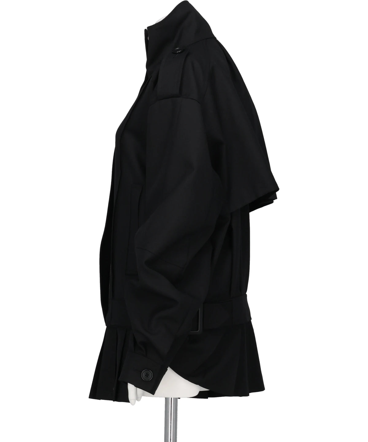 KILT-HEM ZIP BLOUSON
