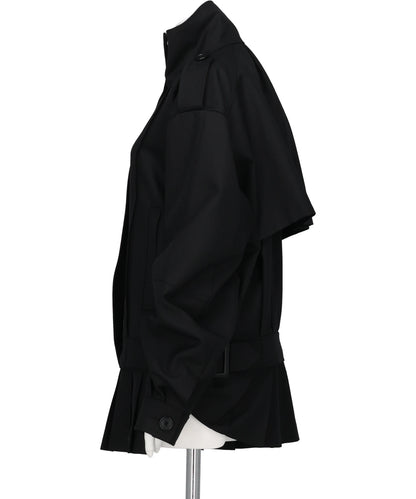 KILT-HEM ZIP BLOUSON