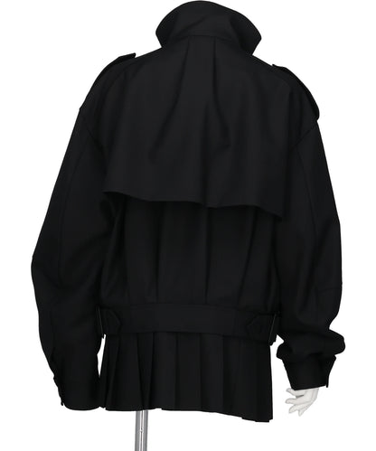KILT-HEM ZIP BLOUSON