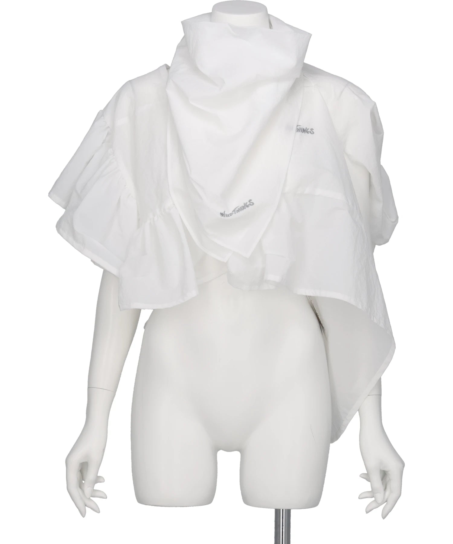 naokitomizuka WILD THINGS PONCHO WITH SCARF
