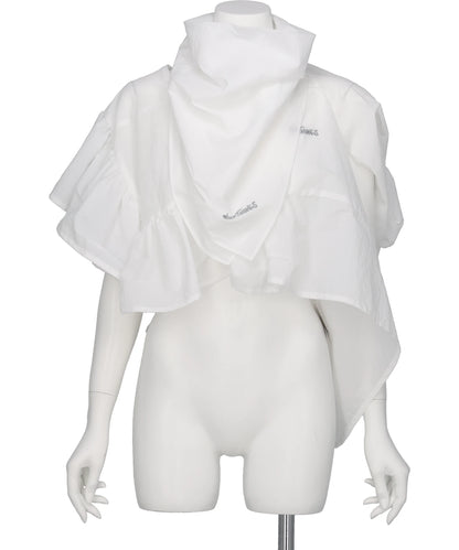naokitomizuka WILD THINGS PONCHO WITH SCARF