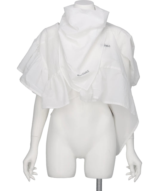 naokitomizuka WILD THINGS PONCHO WITH SCARF