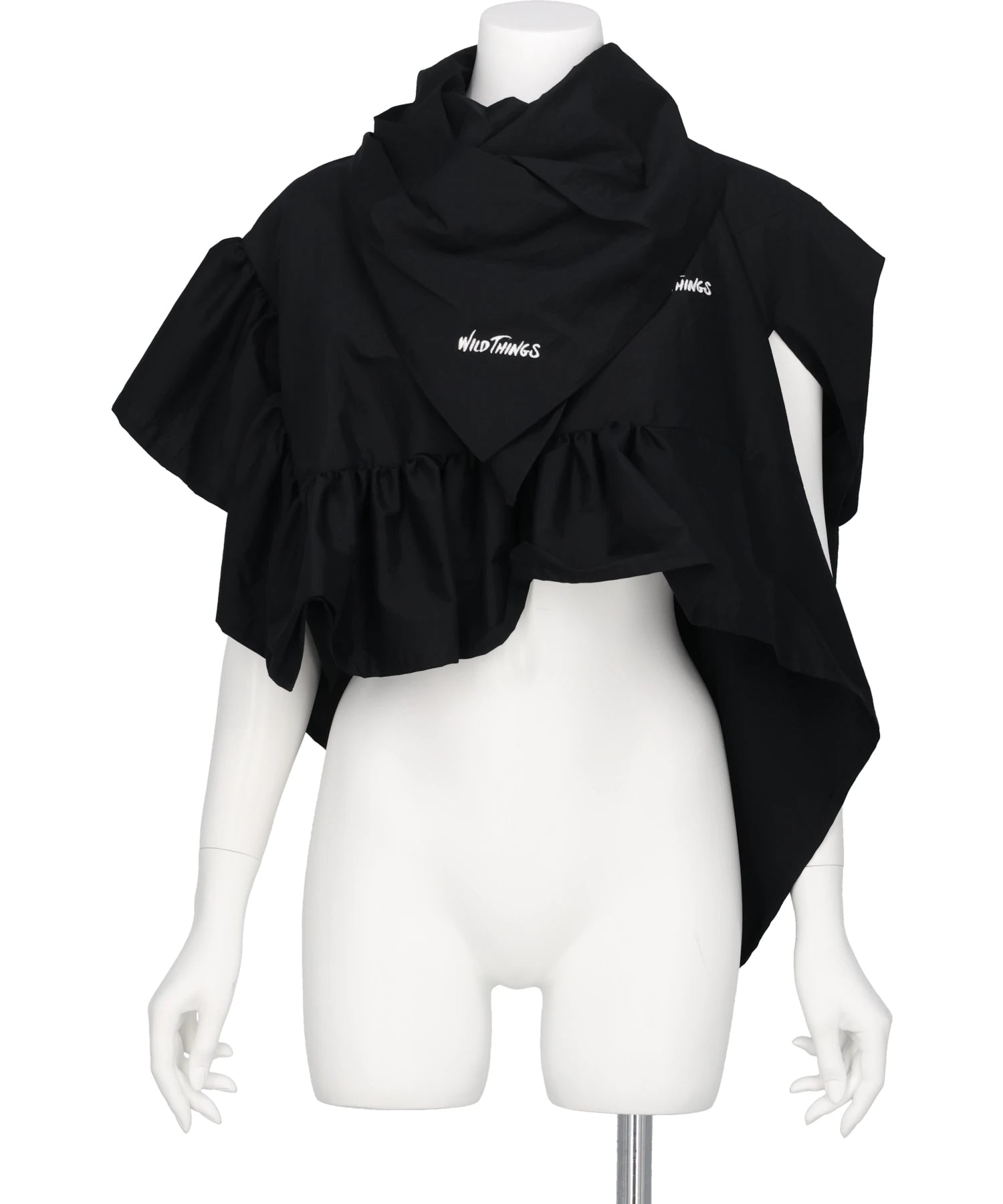 naokitomizuka WILD THINGS PONCHO WITH SCARF