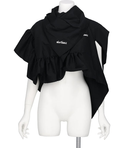 naokitomizuka WILD THINGS PONCHO WITH SCARF