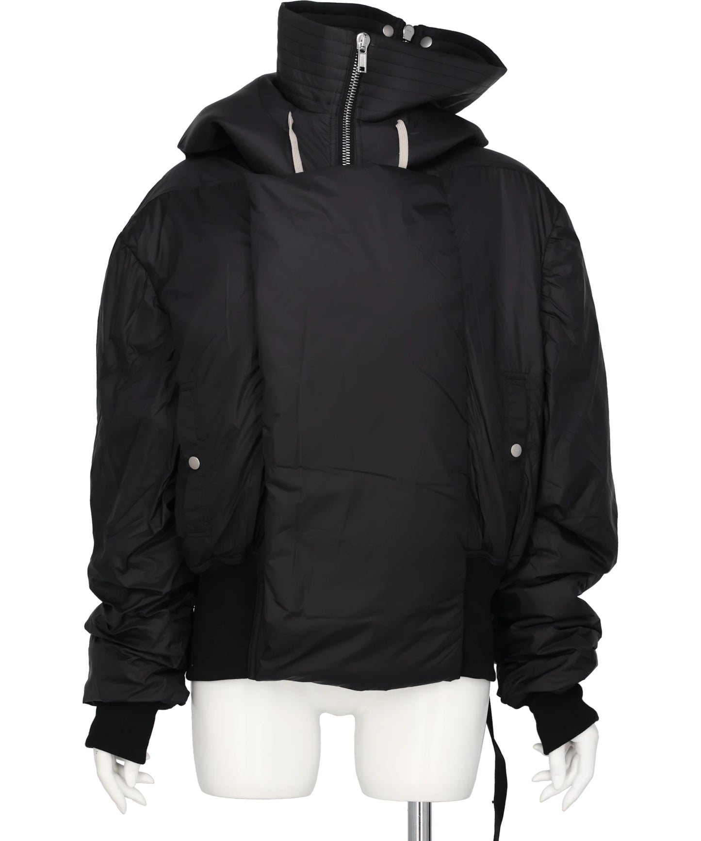 DRKSHDW(ダークシャドウ)CROPPED ALICE PARKA - BLACK