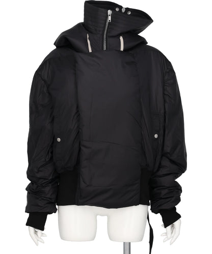 DRKSHDW(ダークシャドウ)CROPPED ALICE PARKA - BLACK