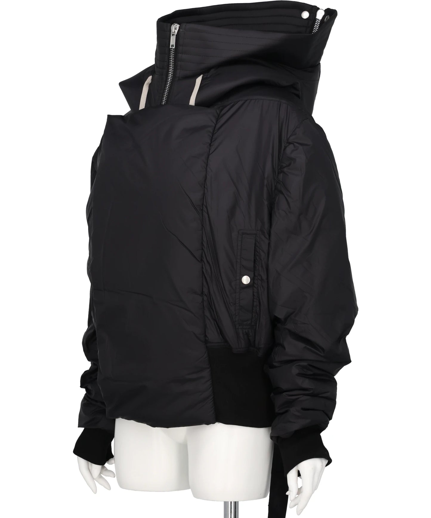CROPPED ALICE PARKA - BLACK