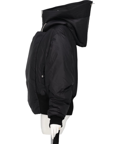 CROPPED ALICE PARKA - BLACK