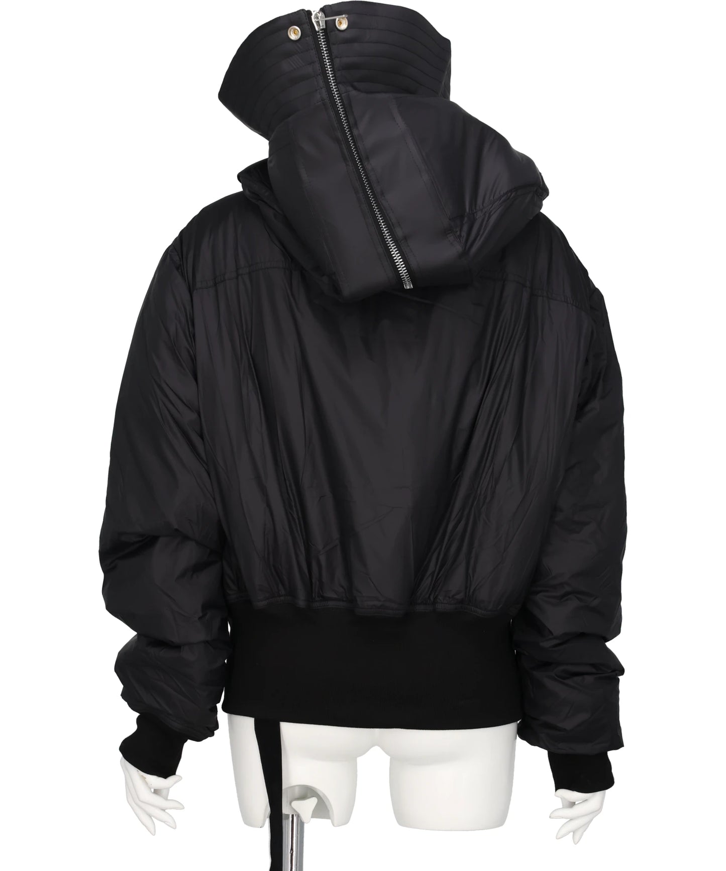 CROPPED ALICE PARKA - BLACK