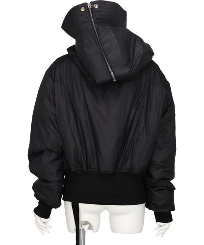 CROPPED ALICE PARKA - BLACK
