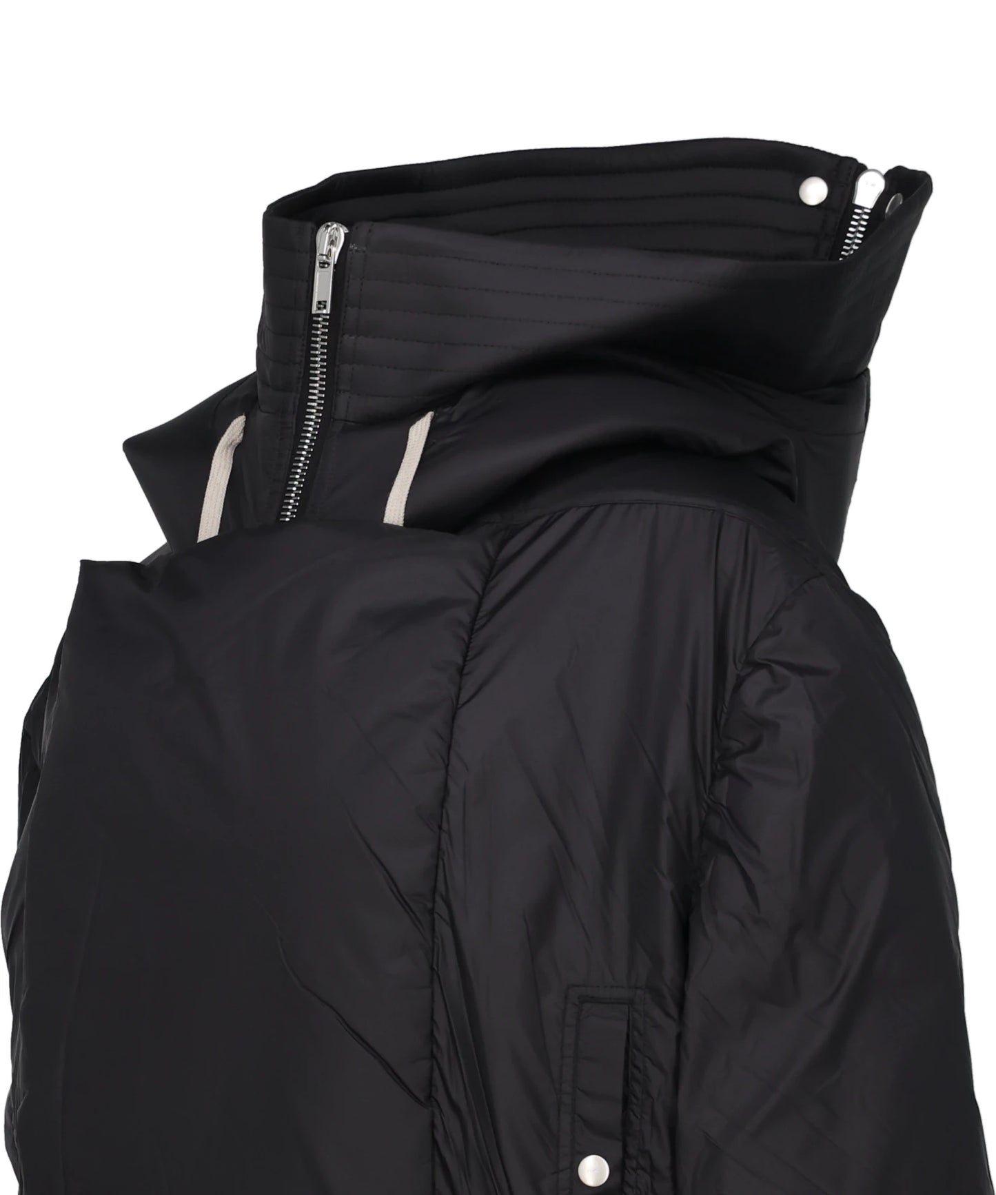 CROPPED ALICE PARKA - BLACK