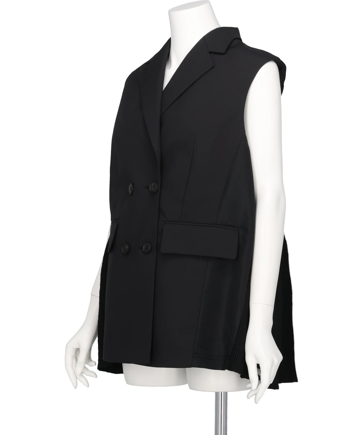 SPLIT TARTAN GILET
