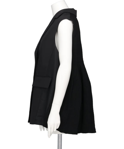 SPLIT TARTAN GILET