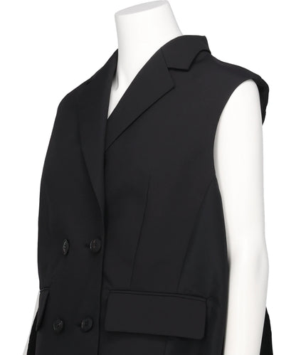 SPLIT TARTAN GILET