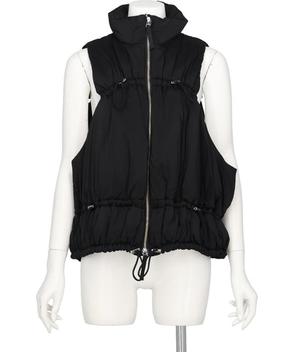 ENFÖLD（エンフォルド）N/PU LIGHT TAFFETA BATTING VEST