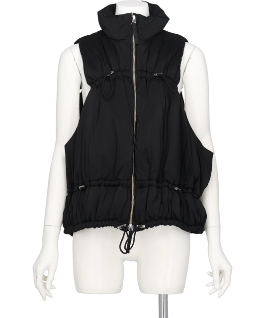 ENFÖLD（エンフォルド）N/PU LIGHT TAFFETA BATTING VEST