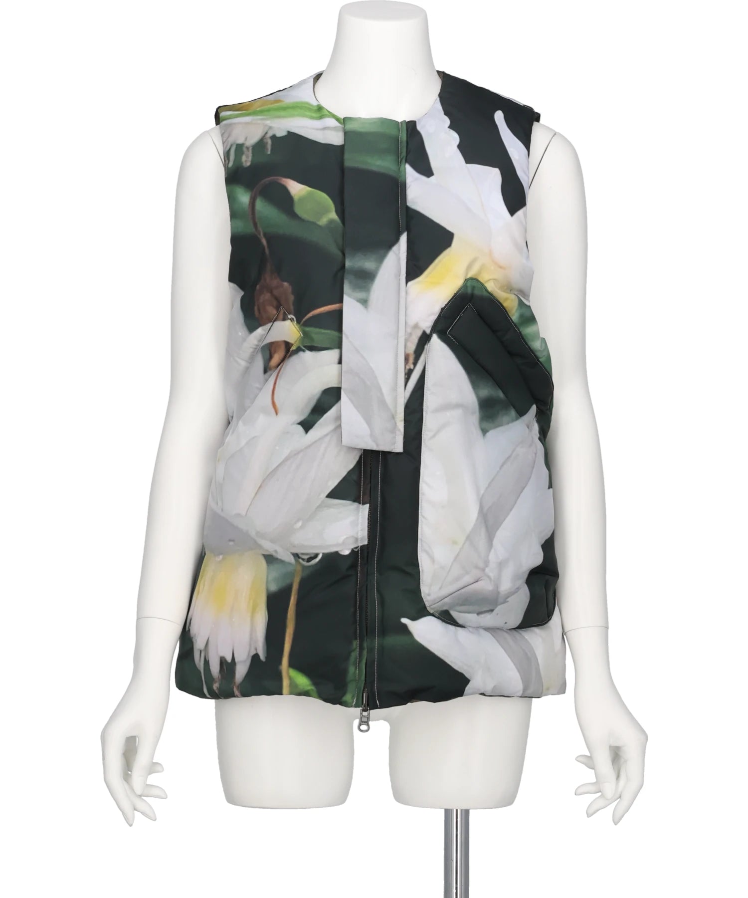 BIFURCATUM(ビフルカツム）2026AW REVERSIBLE PRINTED DOWN VEST　26AW-V001