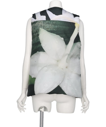 REVERSIBLE PRINTED DOWN VEST
