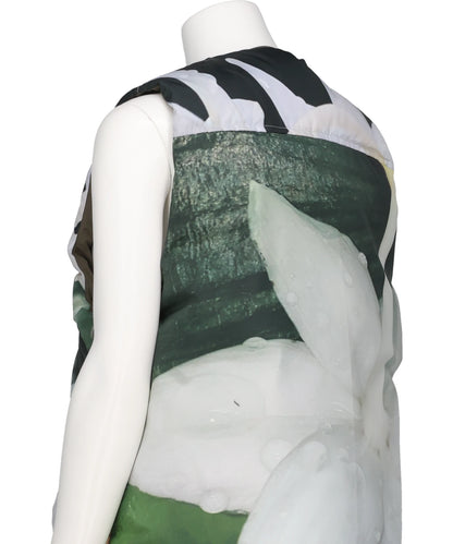 REVERSIBLE PRINTED DOWN VEST