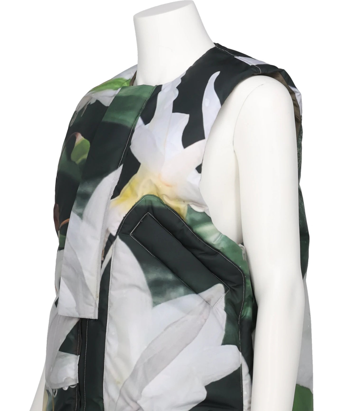 REVERSIBLE PRINTED DOWN VEST
